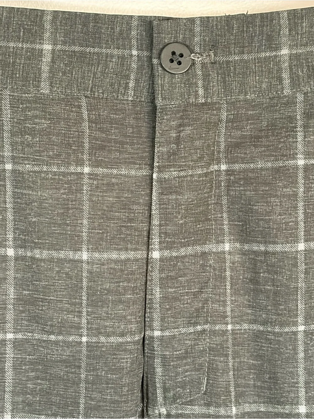 Nike Golf Men’s Tour Dri-Fit Performance Windowpane Pants Charcoal Gray 36 x 30